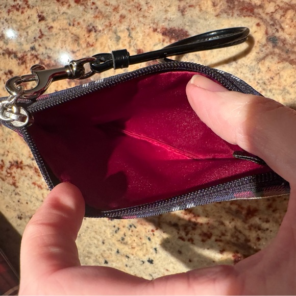 Coach Poppy Large Tartan Plaid Satchel with Matching Wristlet - Picture 11 of 16